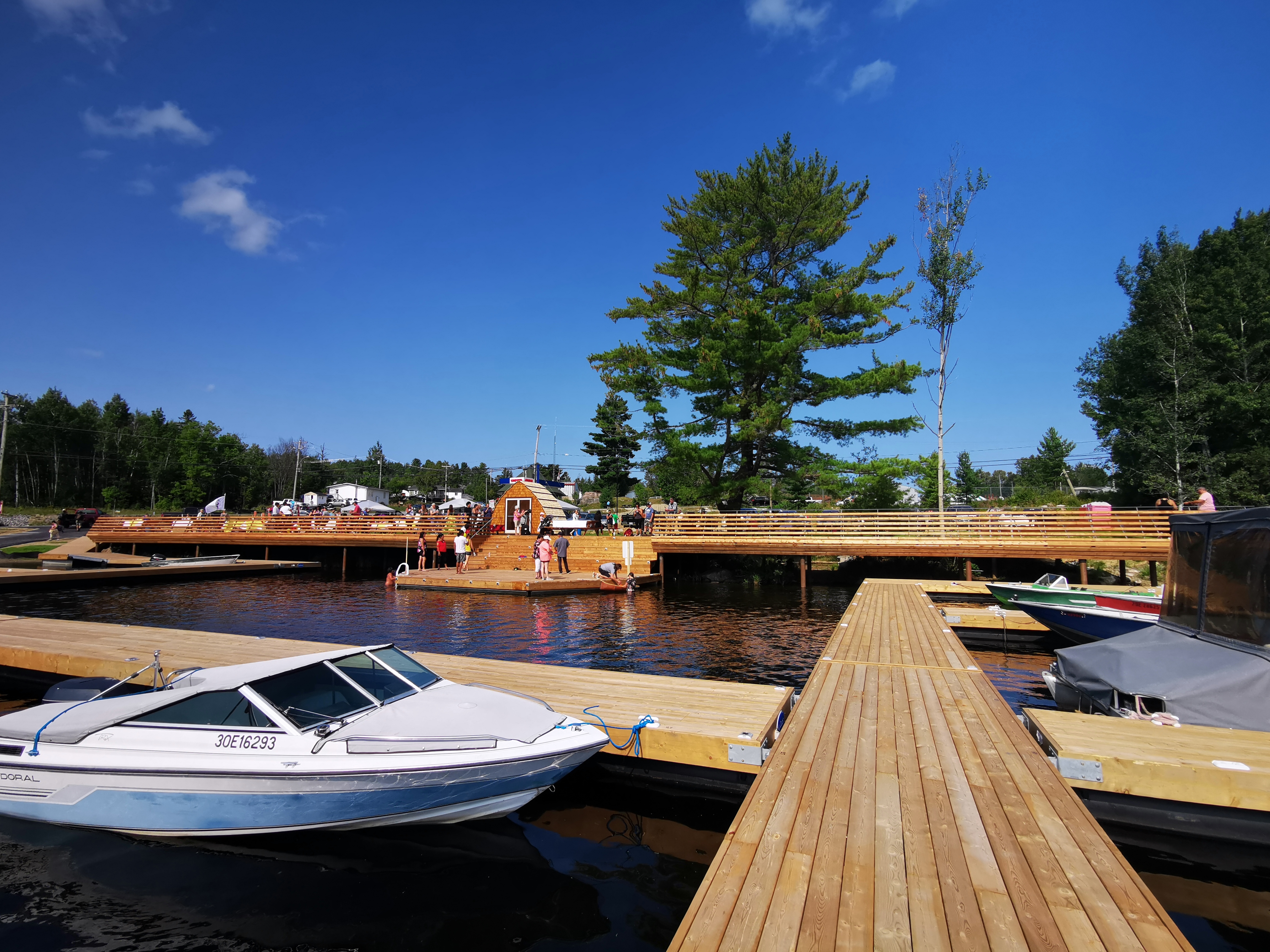 Kebaowek Marina and Boardwalk